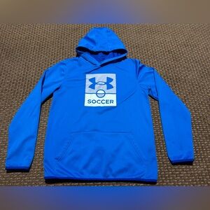 Under Armour Kids Blue Soccer Hoodie